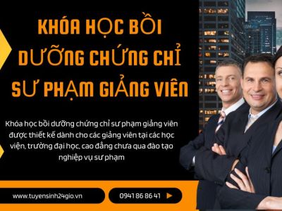 Khóa học bồi dưỡng chứng chỉ sư phạm giảng viên
