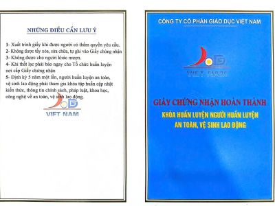 Câu hỏi trắc nghiệm dành cho người Huấn luyện an toàn vệ sinh lao động (Phần 3)