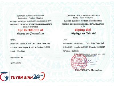 Lịch khai giảng khóa học Nghiệp vụ báo chí