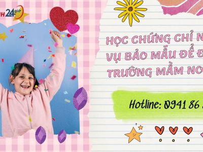 Đào tạo nghề bảo mẫu| Nuôi dạy trẻ trường mầm non