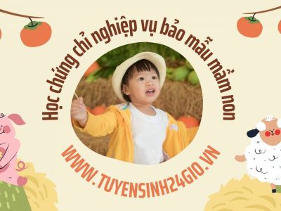 [ MỚI ] Chứng chỉ bảo mẫu mầm non có mở khóa học online