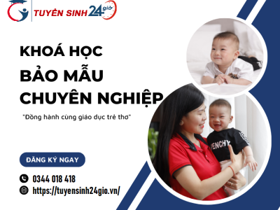 Học chứng chỉ bảo mẫu mầm non ONLINE - Lấy chứng chỉ sau 1,5 -2 tháng