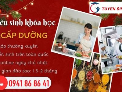 Chứng chỉ cấp dưỡng| Khóa học bồi dưỡng nghiệp vụ cấp dưỡng