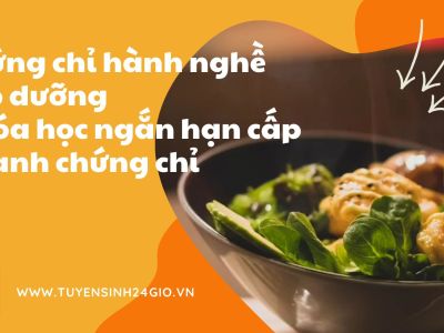 Chứng chỉ hành nghề cấp dưỡng| Khóa học ngắn hạn cấp nhanh chứng chỉ