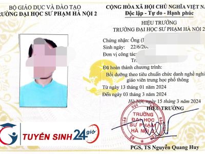 Khóa học Chuẩn Chức Danh Nghề Nghiệp Giáo Viên Mầm non-Tiểu học-THCS-THPT| Đào tạo cấp chứng chỉ