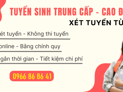 Thông báo xét tuyển đại học từ xa trực tuyến