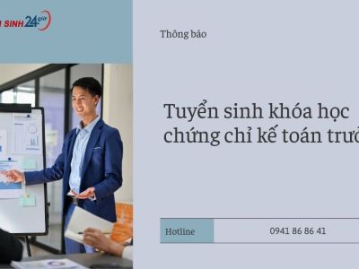 Tuyển sinh khóa học chứng chỉ kế toán trưởng