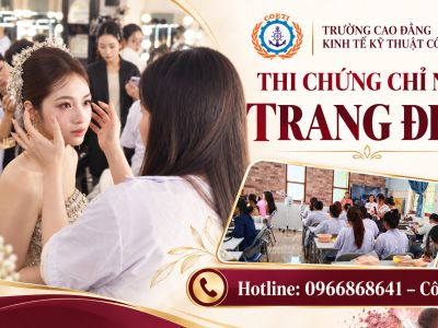 Thi chứng chỉ nghề trang điểm