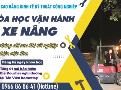 Khóa học sơ cấp vận hành thiết bị nâng chuyển hàng hóa