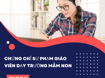 Chứng chỉ sư phạm giáo viên dạy trường mầm non