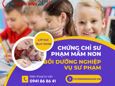Chứng chỉ sư phạm mầm non. Bồi dưỡng nghiệp vụ sư phạm