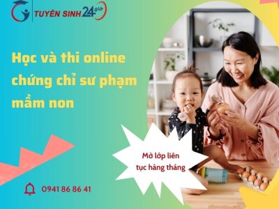 [MỚI] Học và thi online chứng chỉ sư phạm mầm non