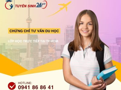 Chứng chỉ tư vấn du học. Lớp học trực tiếp tại Tp hcm
