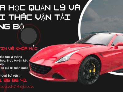 Thông báo chiêu sinh Khóa học Quản lý và khai thác vận tải đường bộ