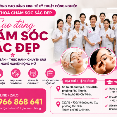 Cao đẳng Chăm sóc Sắc đẹp – Thông tin tuyển sinh và chương trình đào tạo
