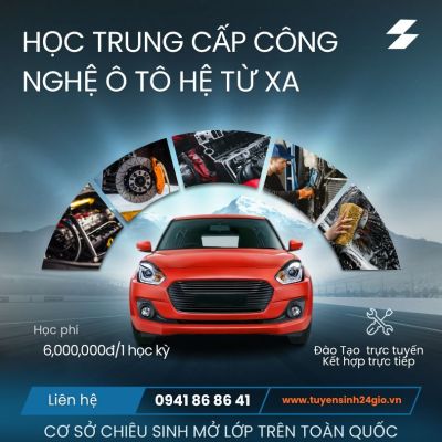 Học trung cấp công nghệ ô tô hệ từ xa